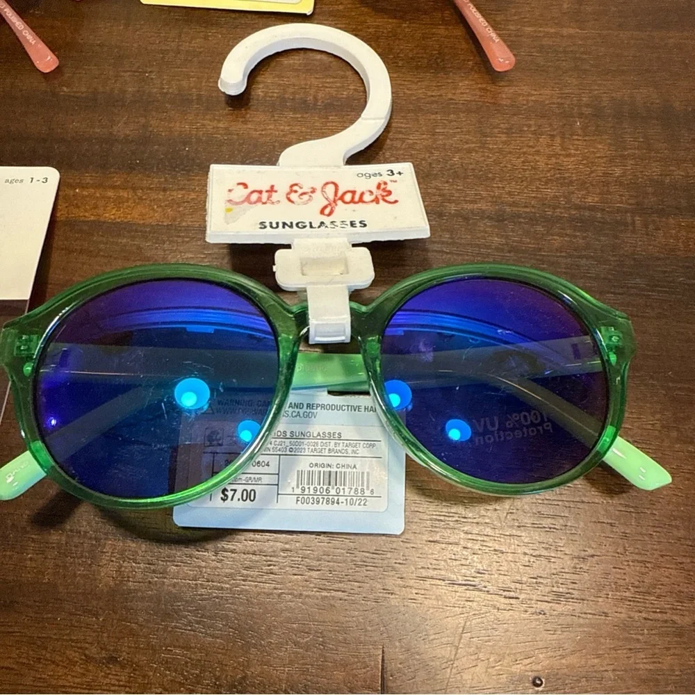 Child Boys Girls Sunglasses Lot of 4 Assorted Cat & Jack Art Class